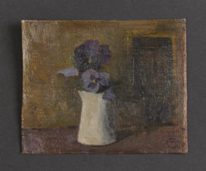 Pensées dans un vase